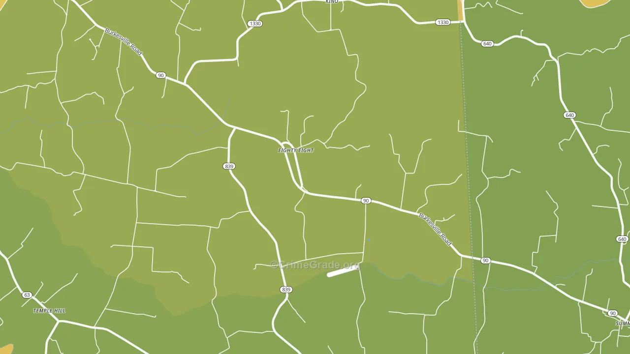 Eighty Eight, KY Map of Assault Rates