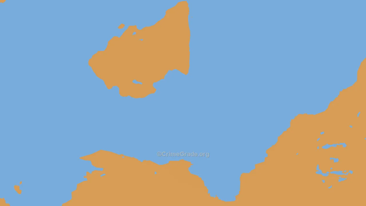 Elfin Cove, AK Map of Assault Rates