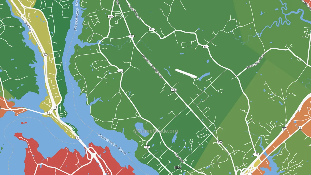 Eliot, ME Map of Assault Rates