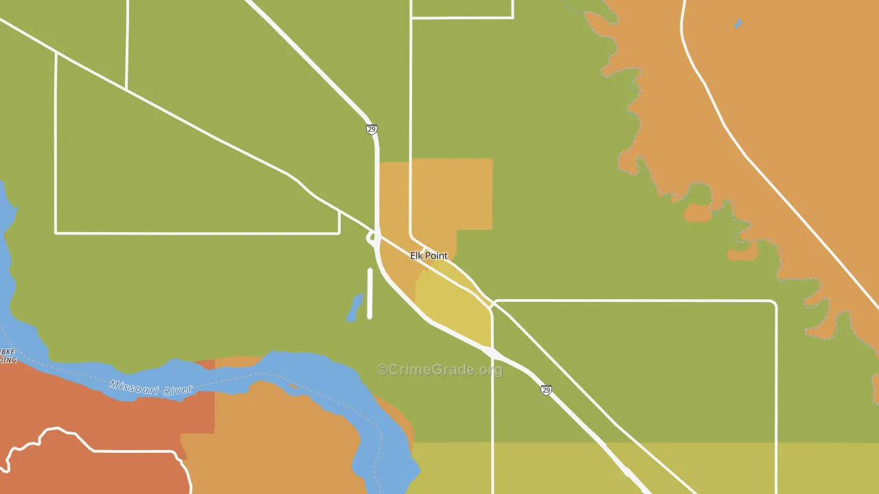 Elk Point, SD Map of Assault Rates