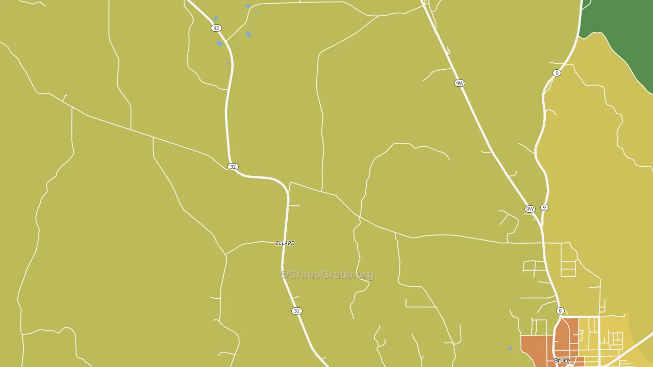 Ellard, MS Map of Assault Rates