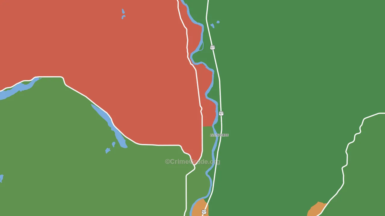 Ellisforde, WA Map of Assault Rates