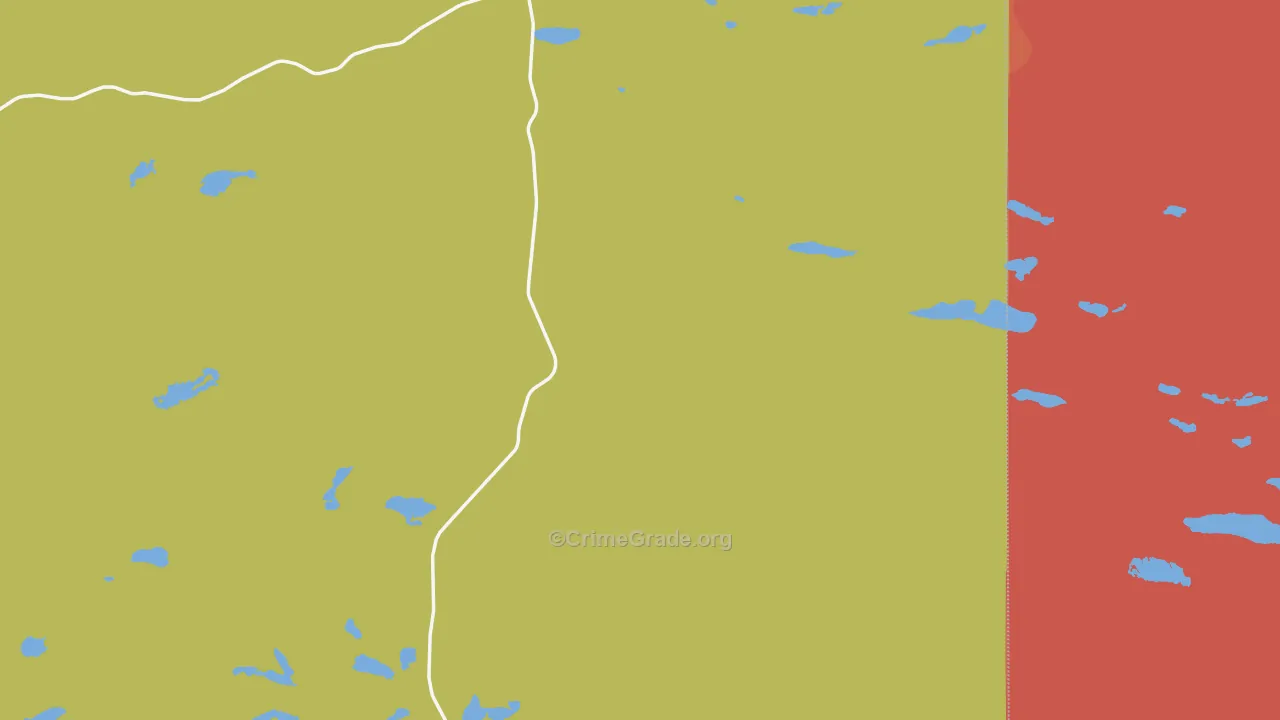 Ellsworth, NE Map of Assault Rates