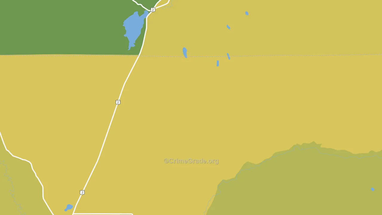 Elmira, ID Map of Assault Rates