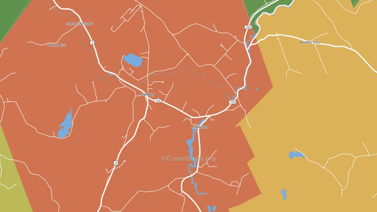 Elmwood, NH Map of Assault Rates