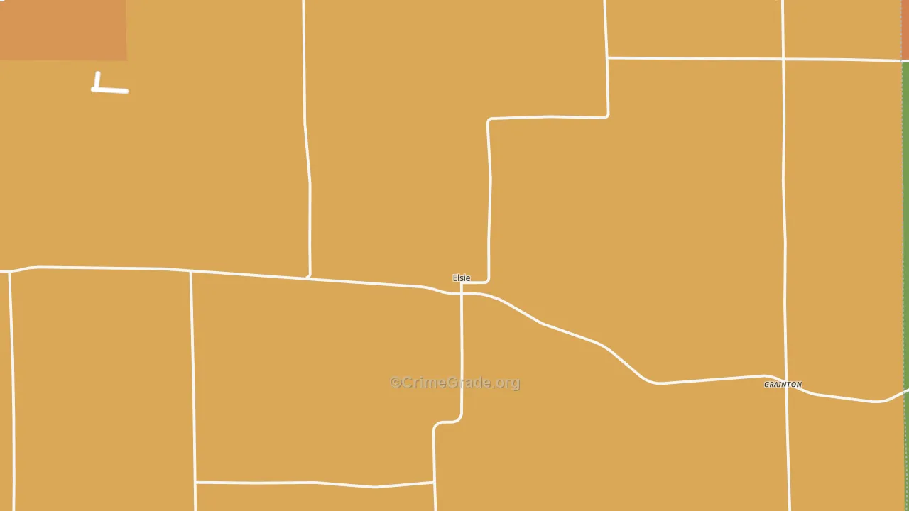 Elsie, NE Map of Assault Rates