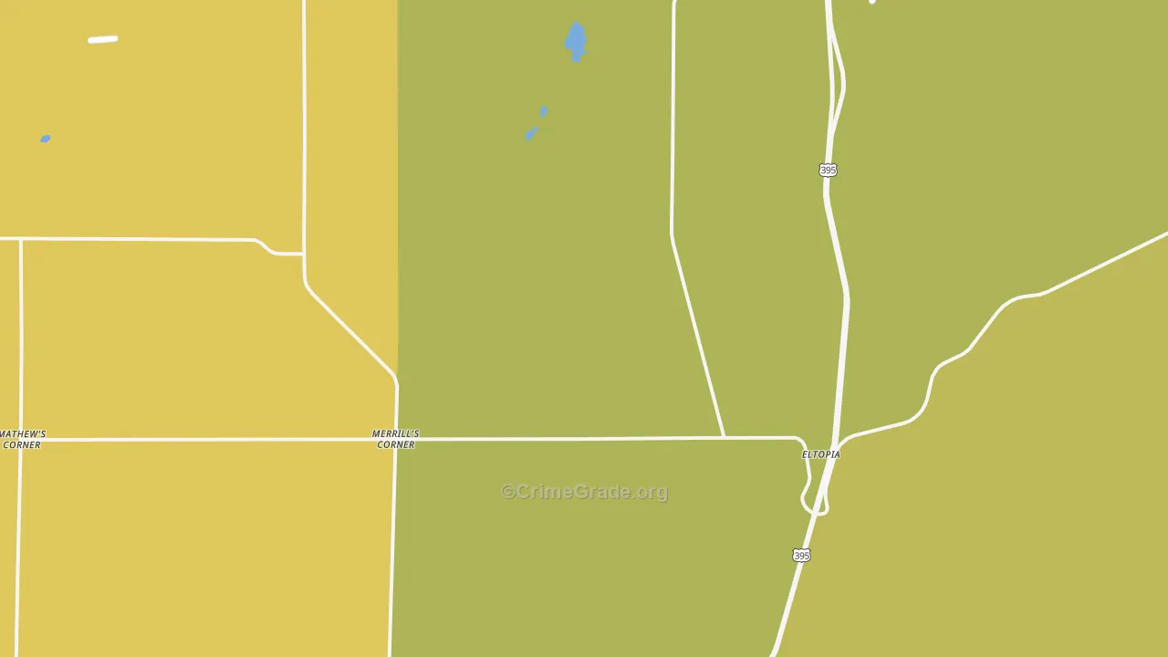 Eltopia, WA Map of Assault Rates