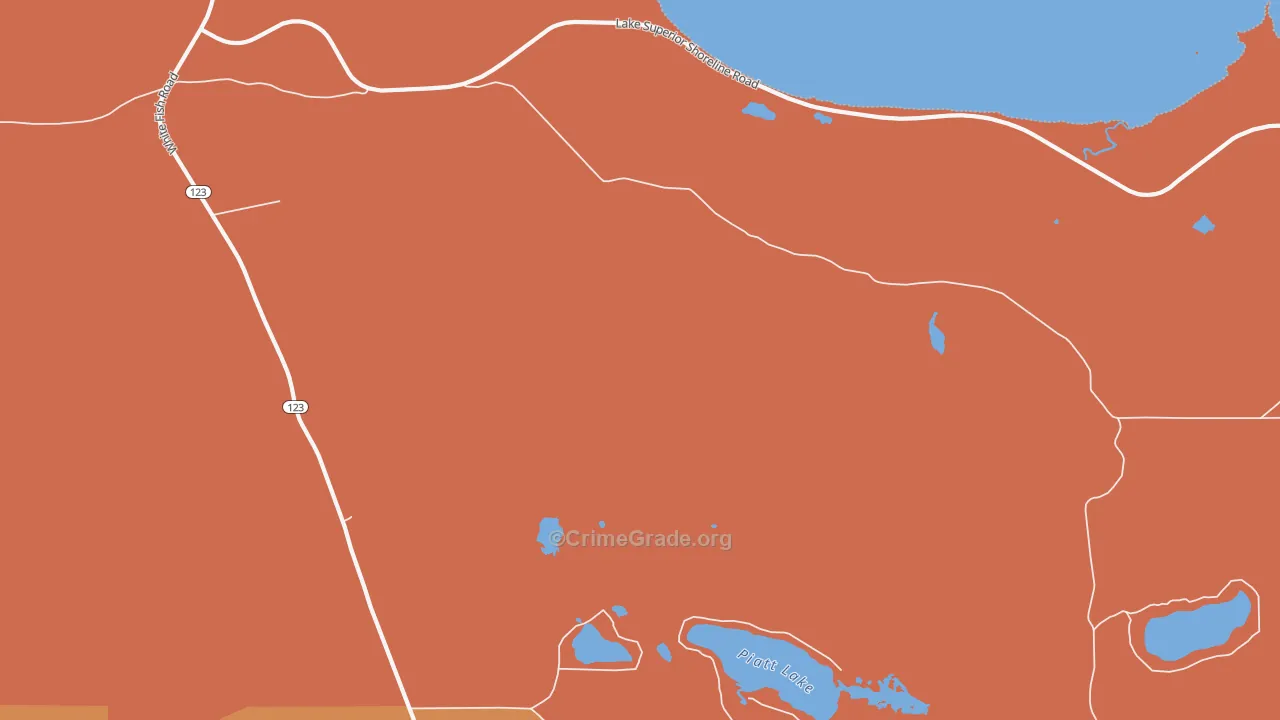 Emerson, MI Map of Assault Rates