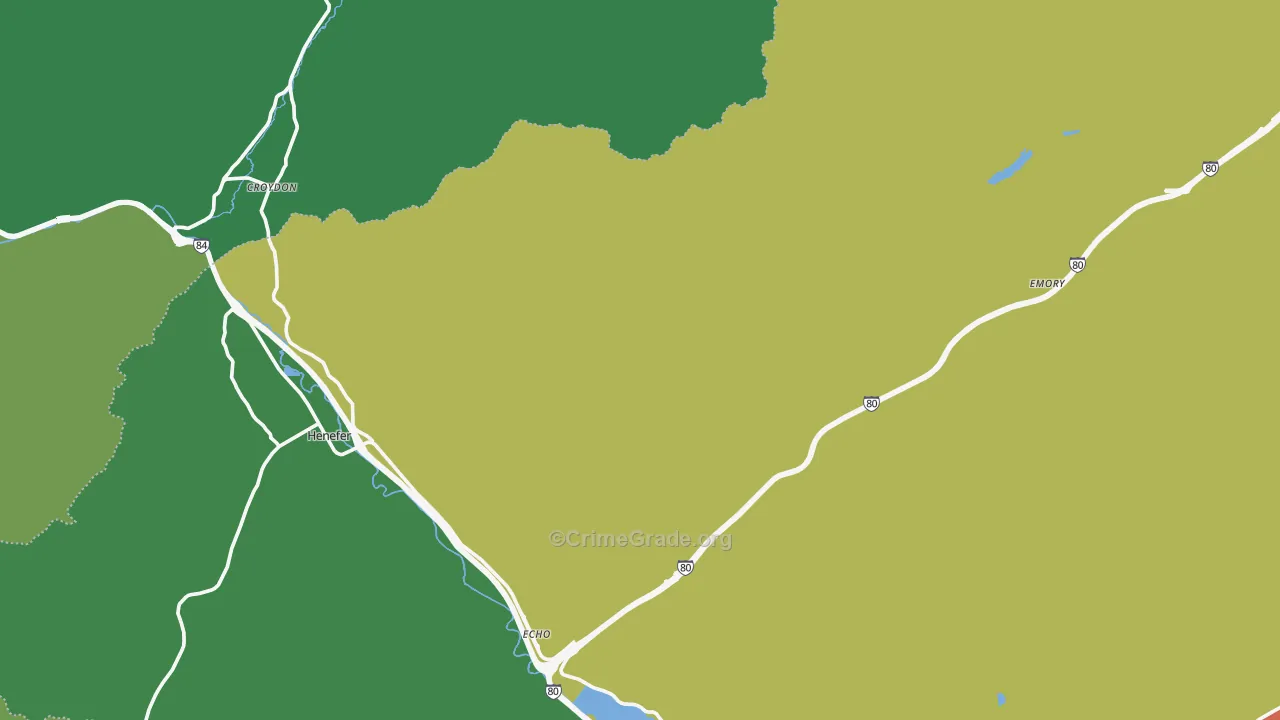 Emory, UT Map of Assault Rates