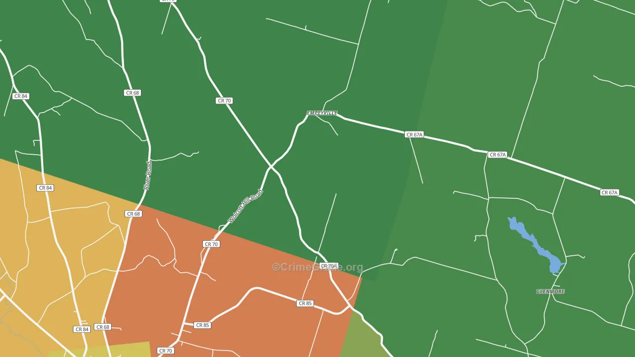 Empeyville, NY Map of Assault Rates