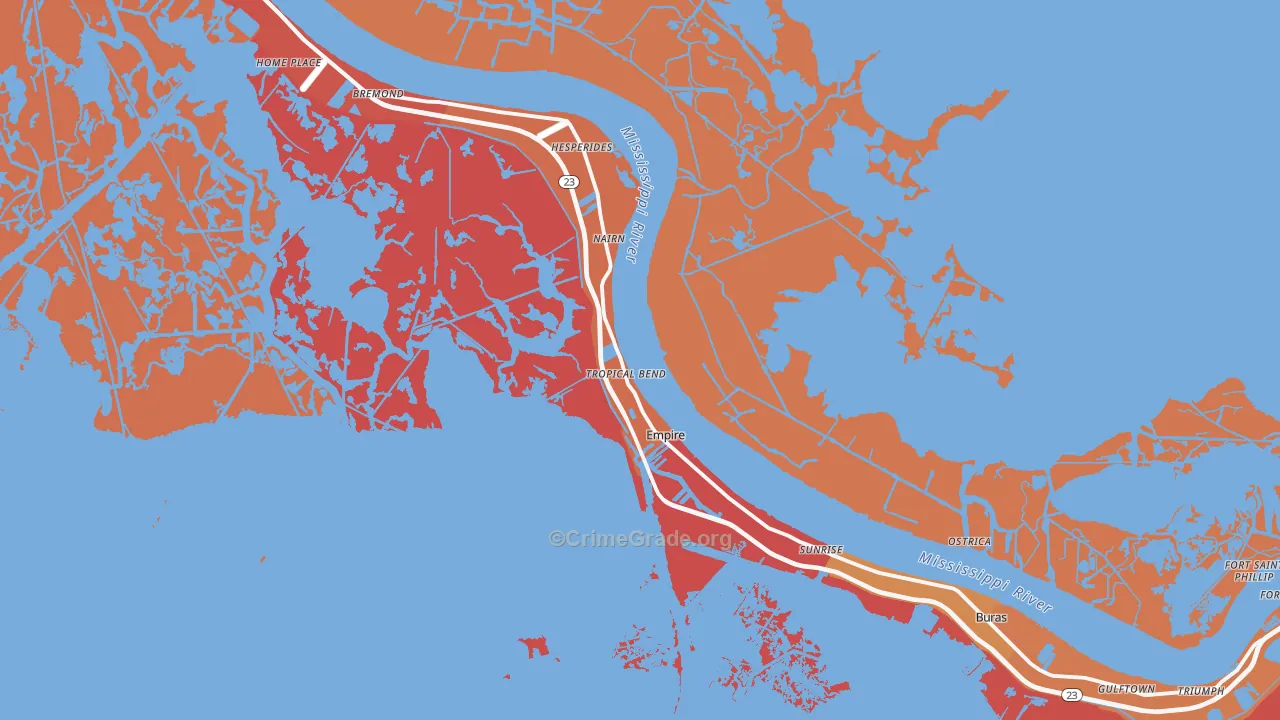 Empire, LA Map of Assault Rates