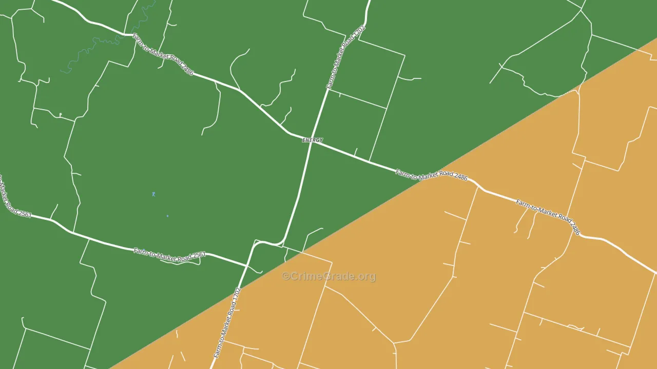 Energy, TX Map of Assault Rates
