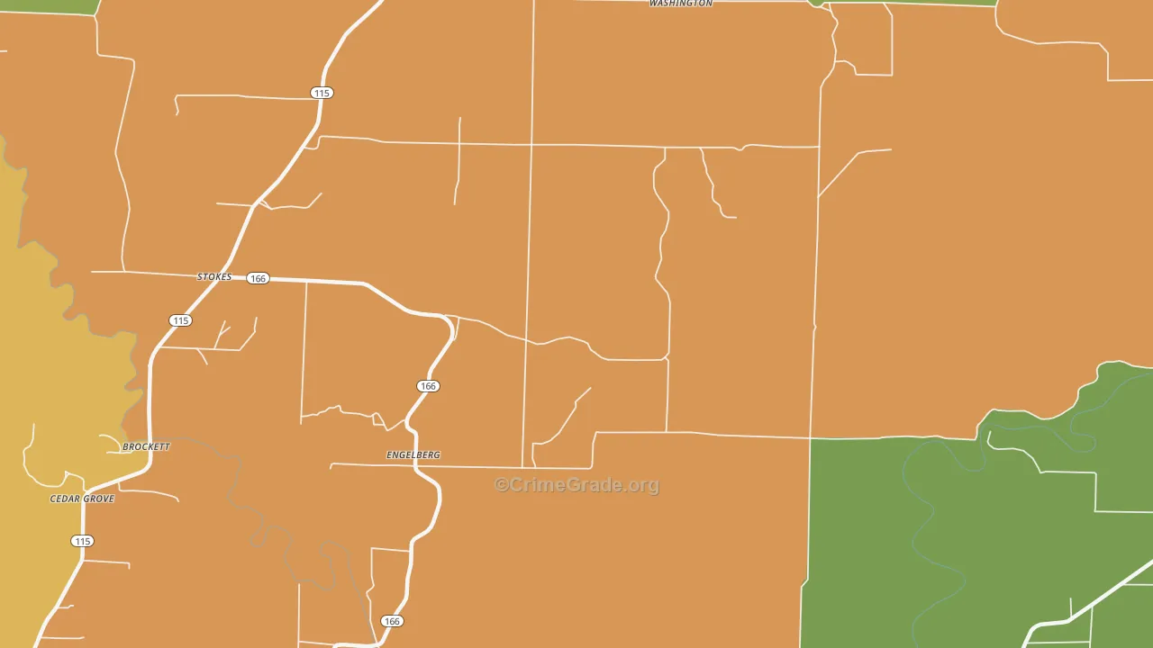 Engelberg, AR Map of Assault Rates