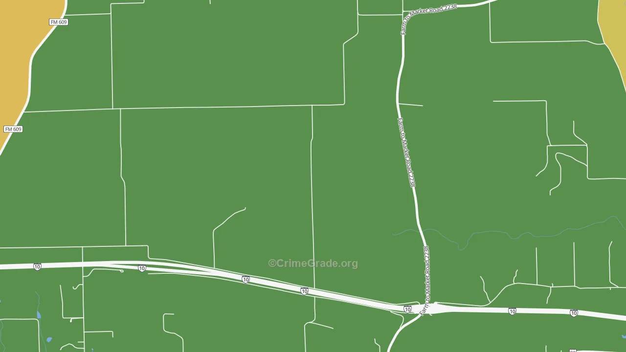 Engle, TX Map of Assault Rates