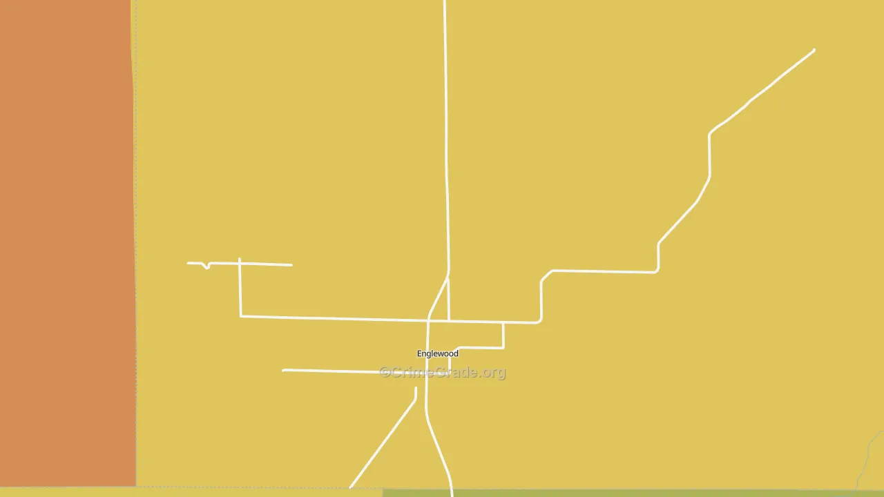 Englewood, KS Map of Assault Rates