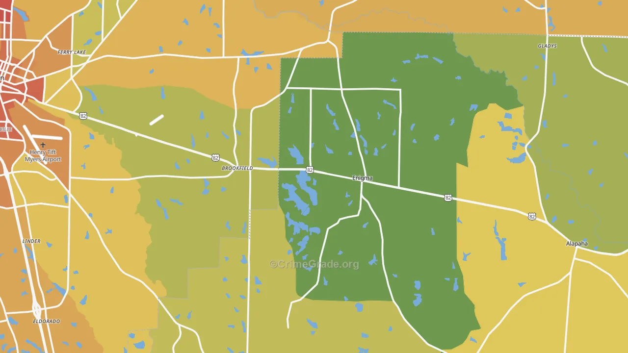 Enigma, GA Map of Assault Rates