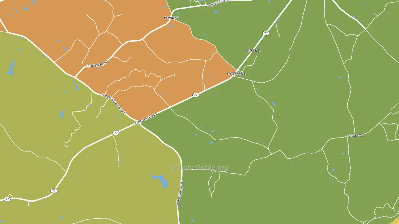 Enterprise, GA Map of Assault Rates