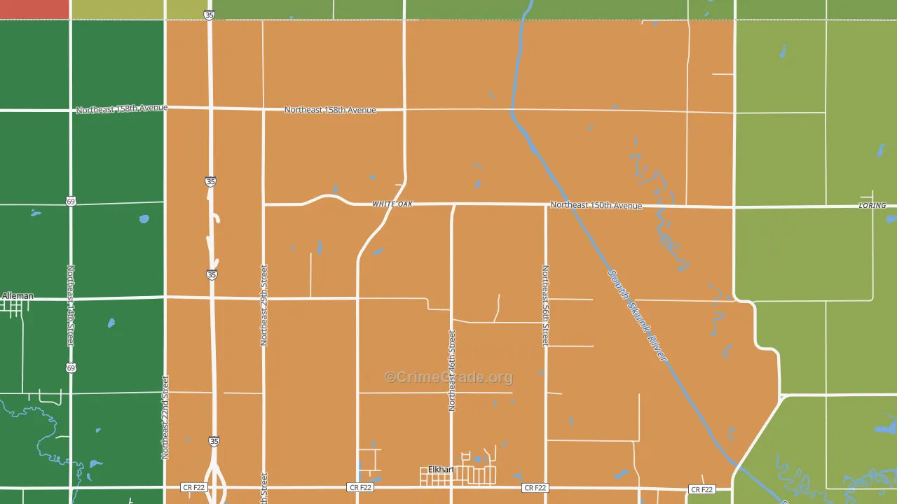 Enterprise, IA Map of Assault Rates