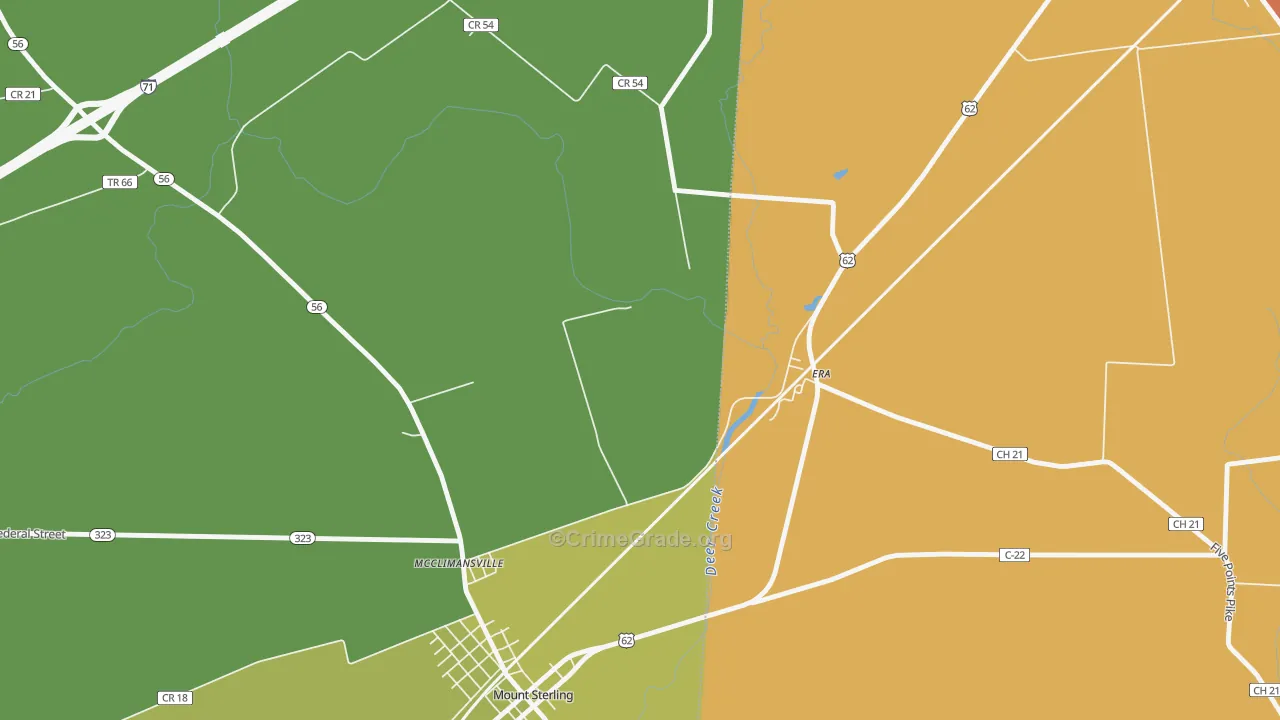 Era, OH Map of Assault Rates
