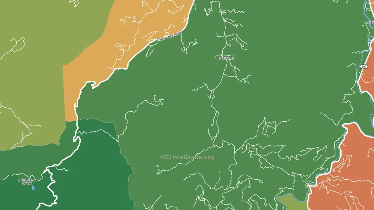 Erastus, NC Map of Assault Rates