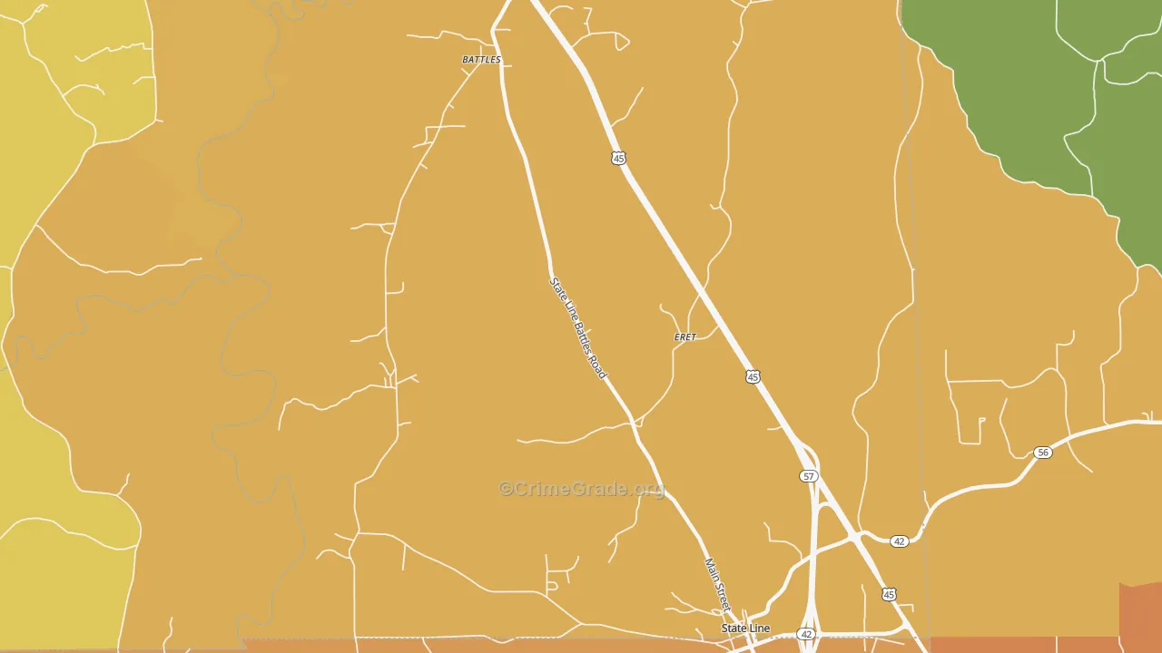 Eret, MS Map of Assault Rates