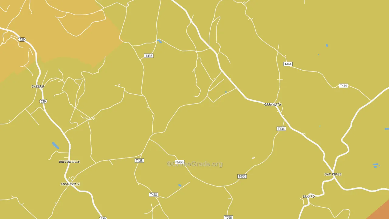 Erhard, PA Map of Assault Rates