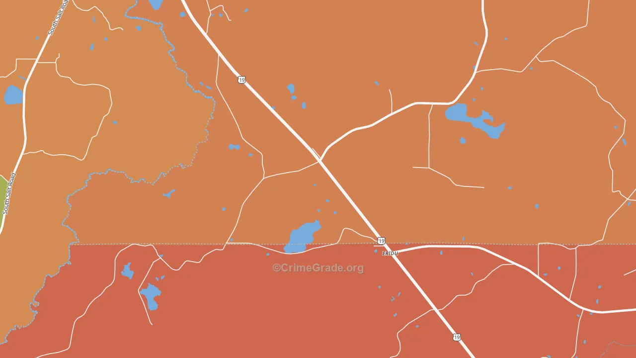 Eridu, FL Map of Assault Rates