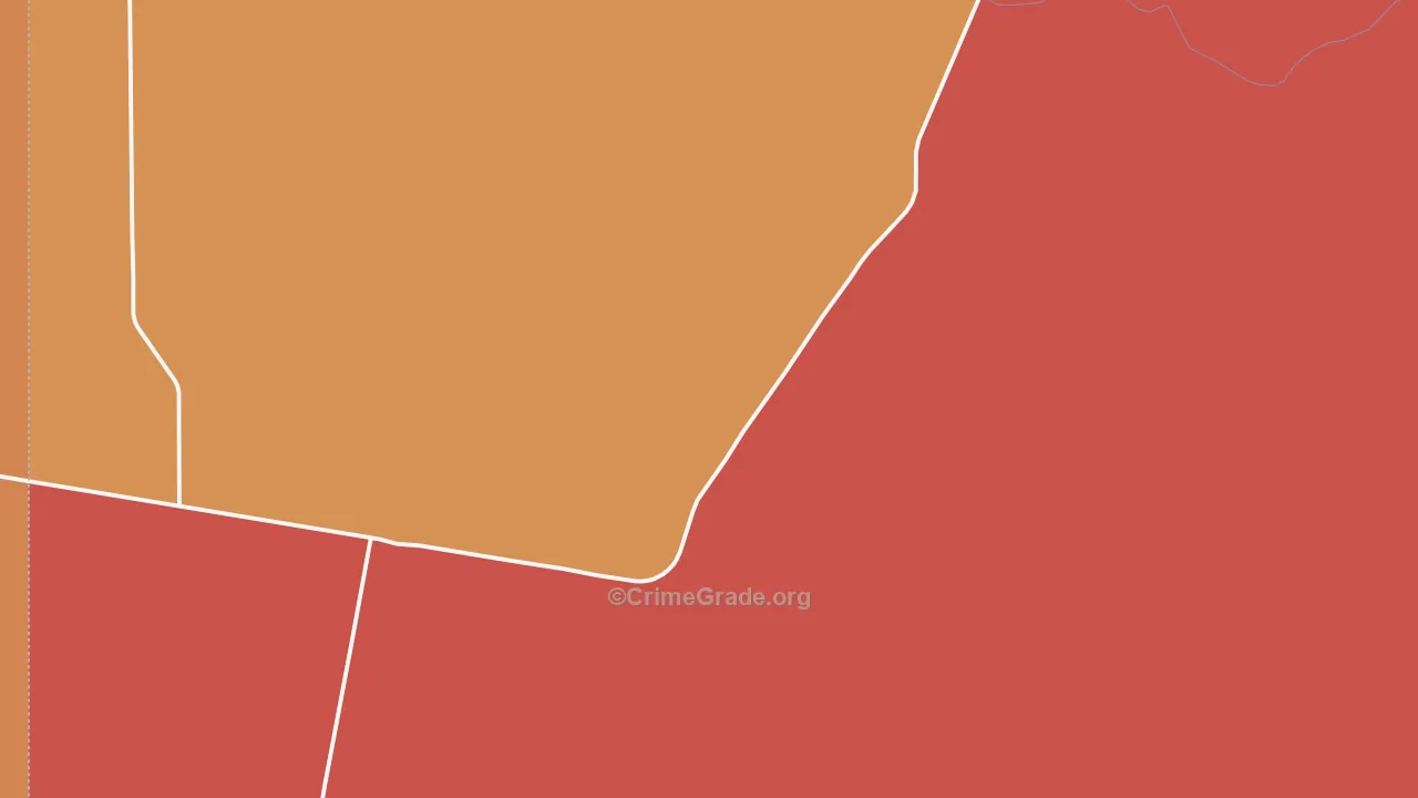 Escobas, TX Map of Assault Rates