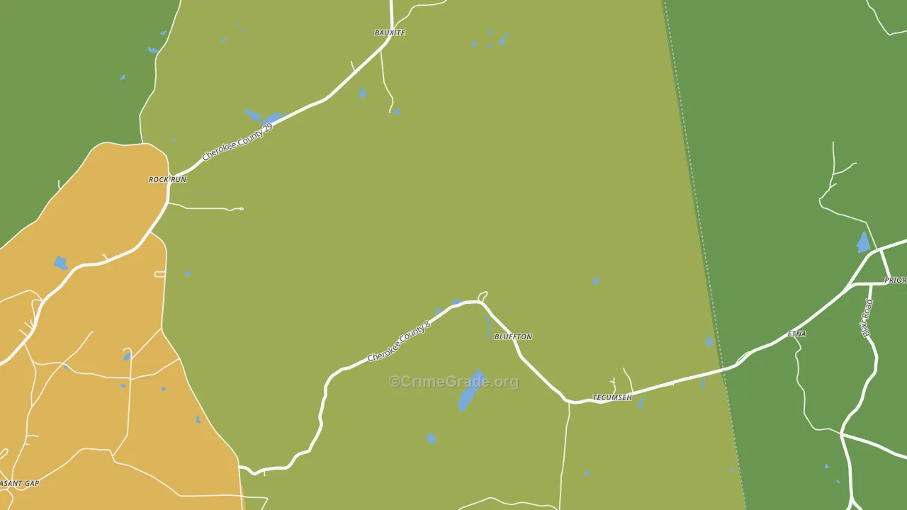 Esom Hill, AL Map of Assault Rates