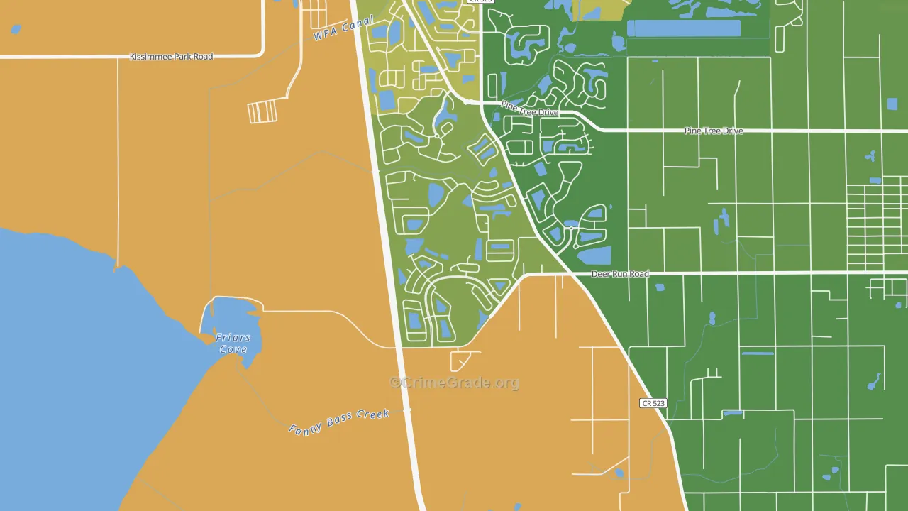 Esprit, St. Cloud, FL Map of Assault Rates