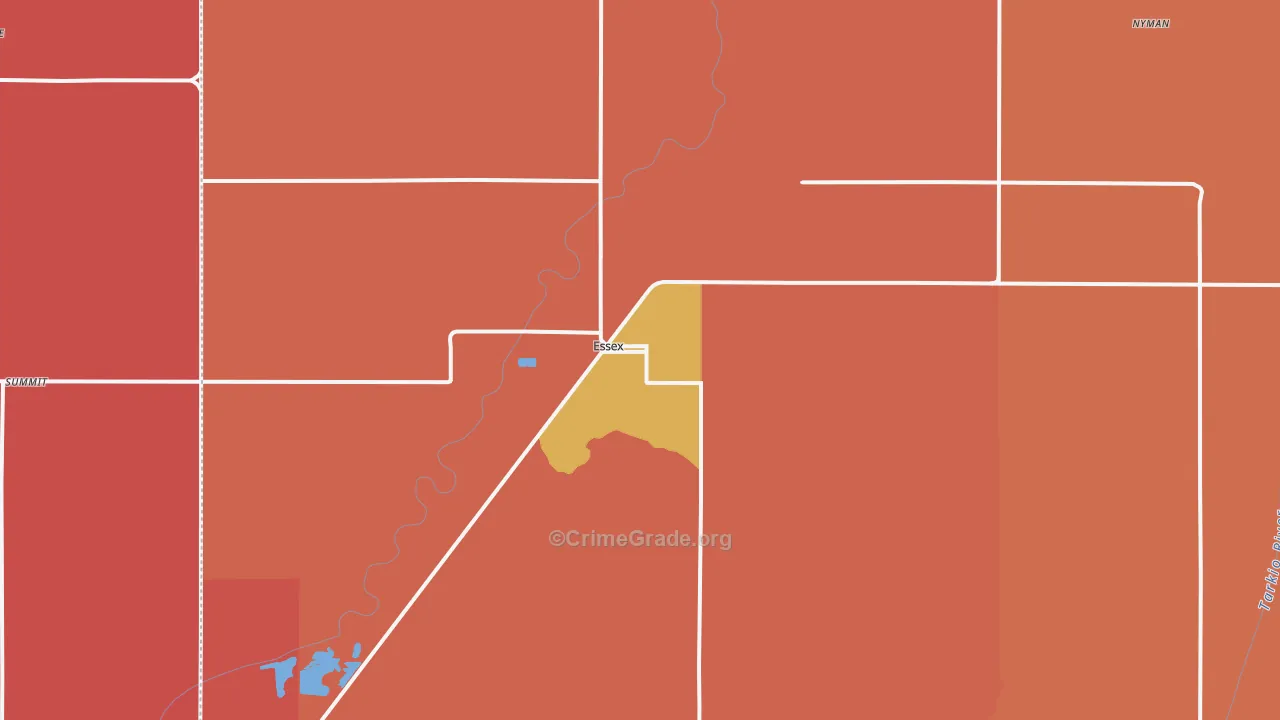Essex, IA Map of Assault Rates