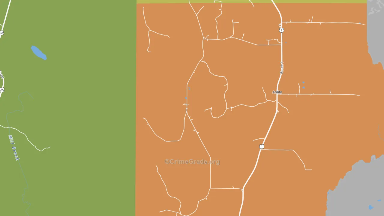 Estabrook Settlement, ME Map of Assault Rates