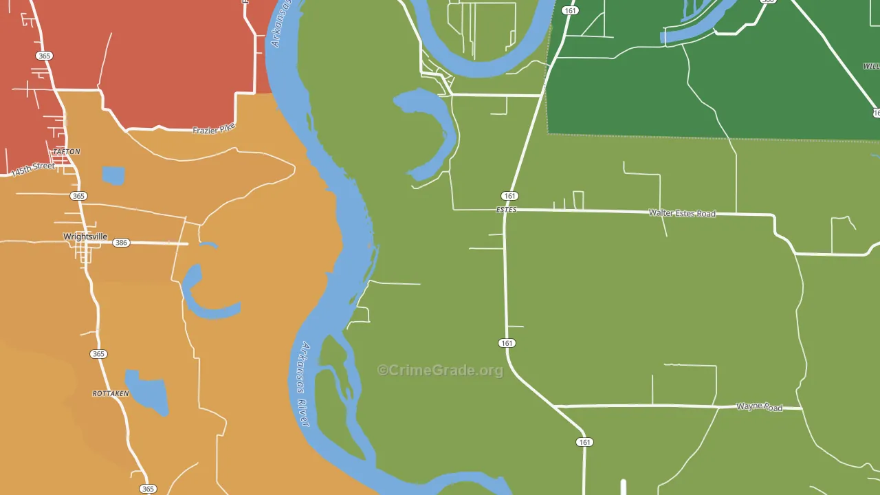 Estes, AR Map of Assault Rates