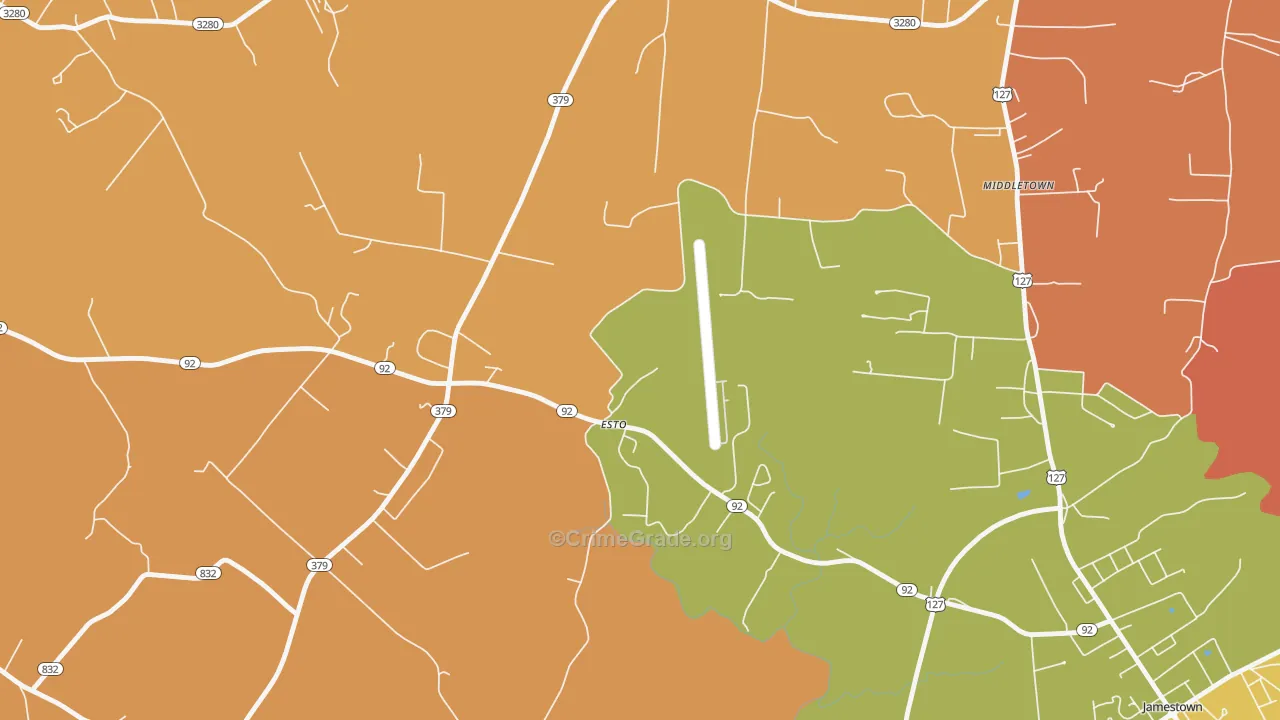 Esto, KY Map of Assault Rates
