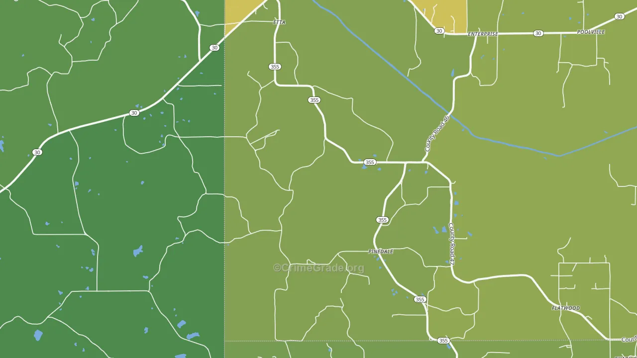 Etta, MS Map of Assault Rates