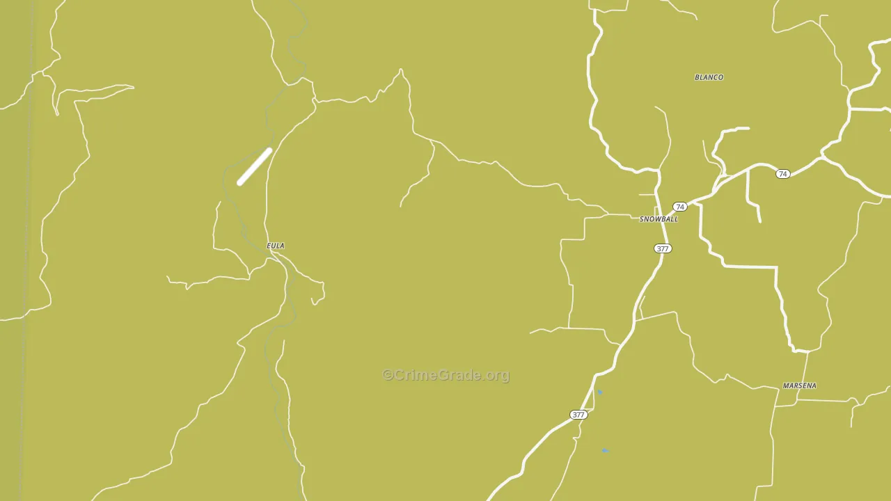 Eula, AR Map of Assault Rates