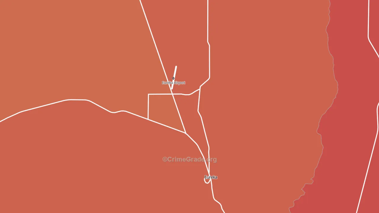 Eureka, NV Map of Assault Rates