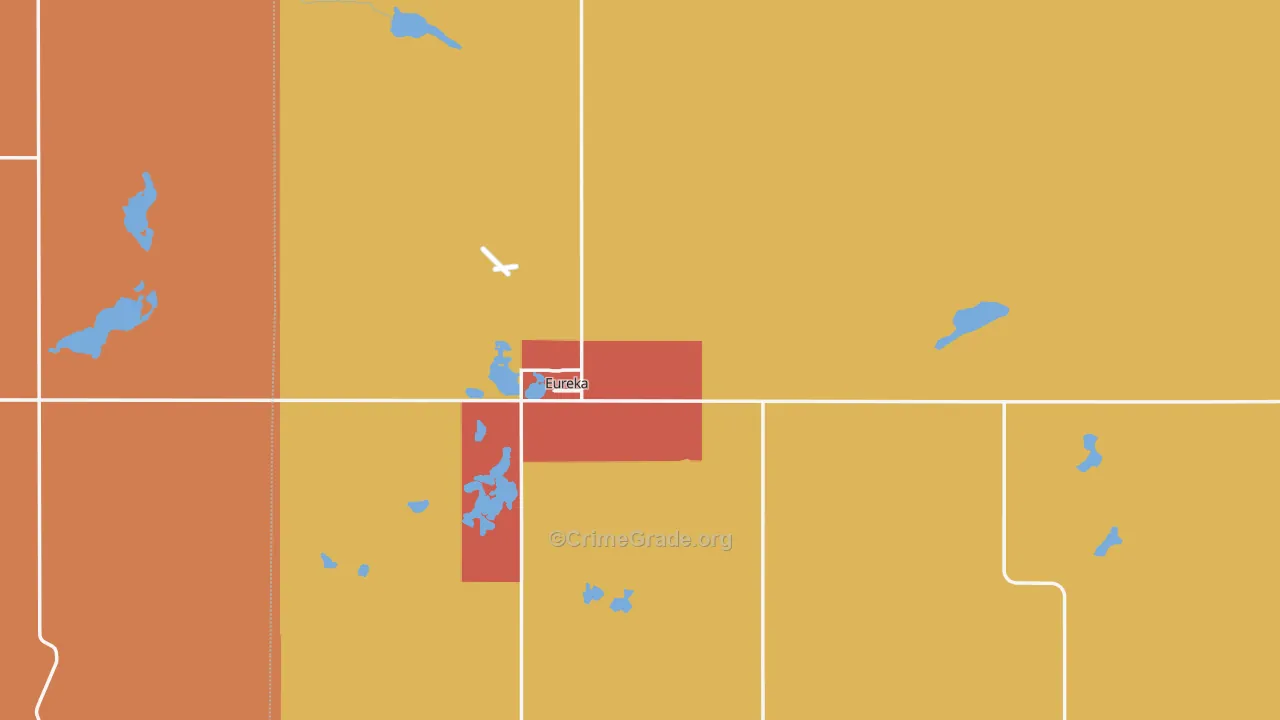 Eureka, SD Map of Assault Rates