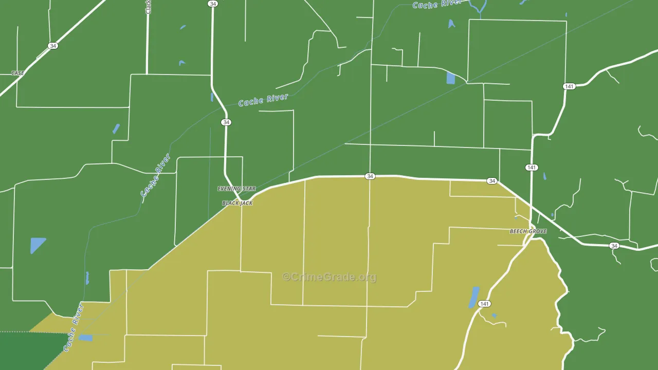 Evening Star, AR Map of Assault Rates