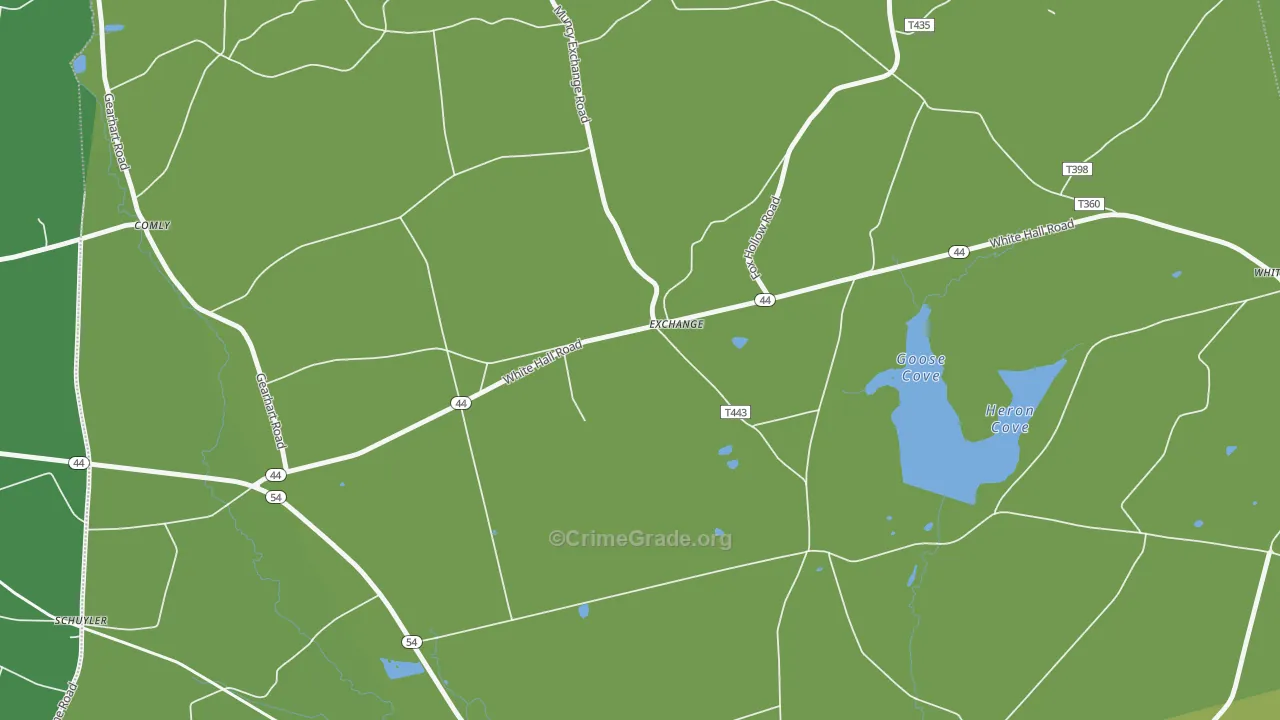 Exchange, PA Map of Assault Rates