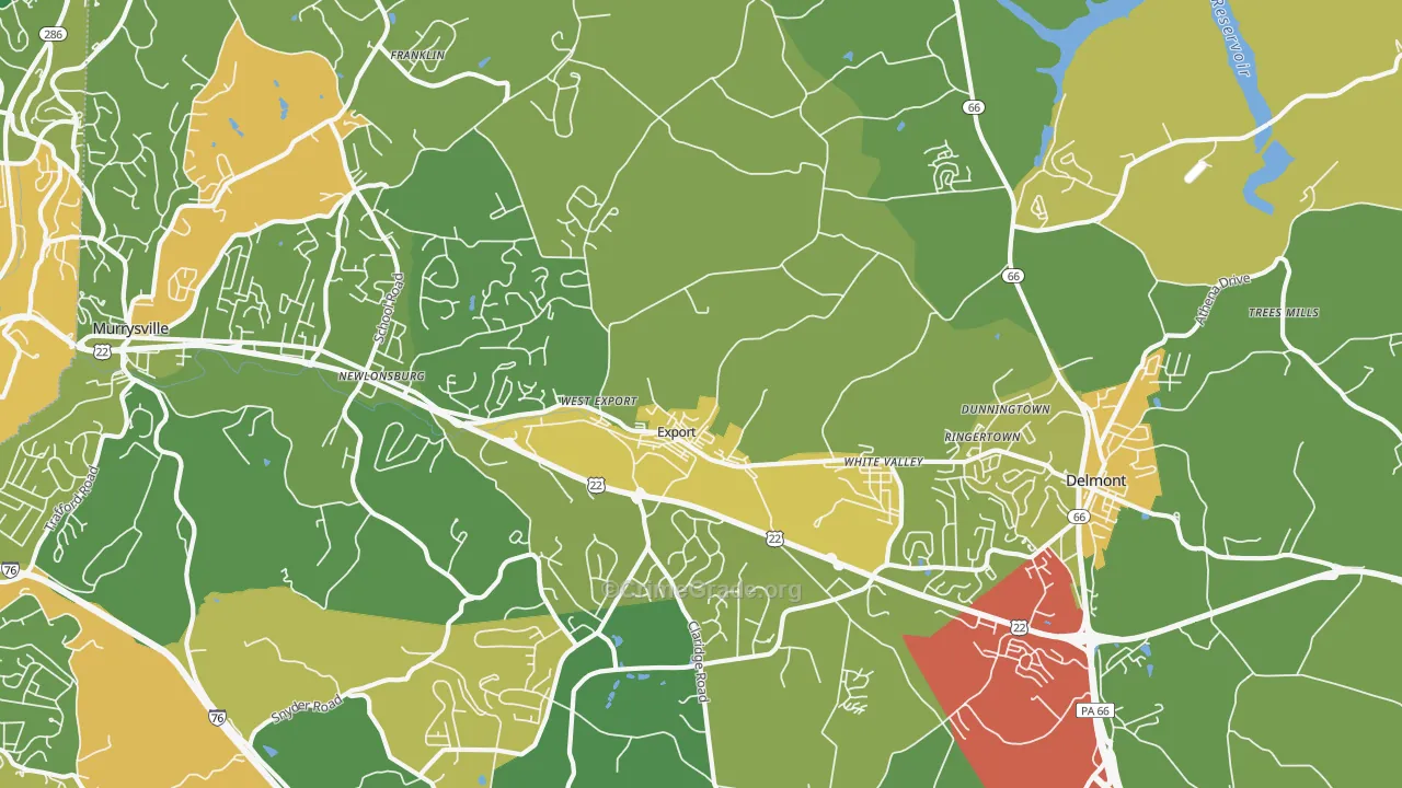 Export, PA Map of Assault Rates