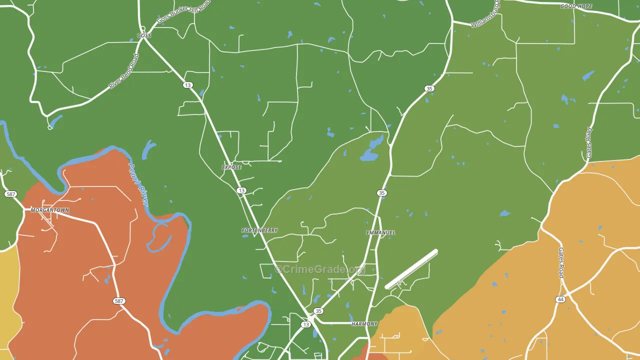Expose, MS Map of Assault Rates