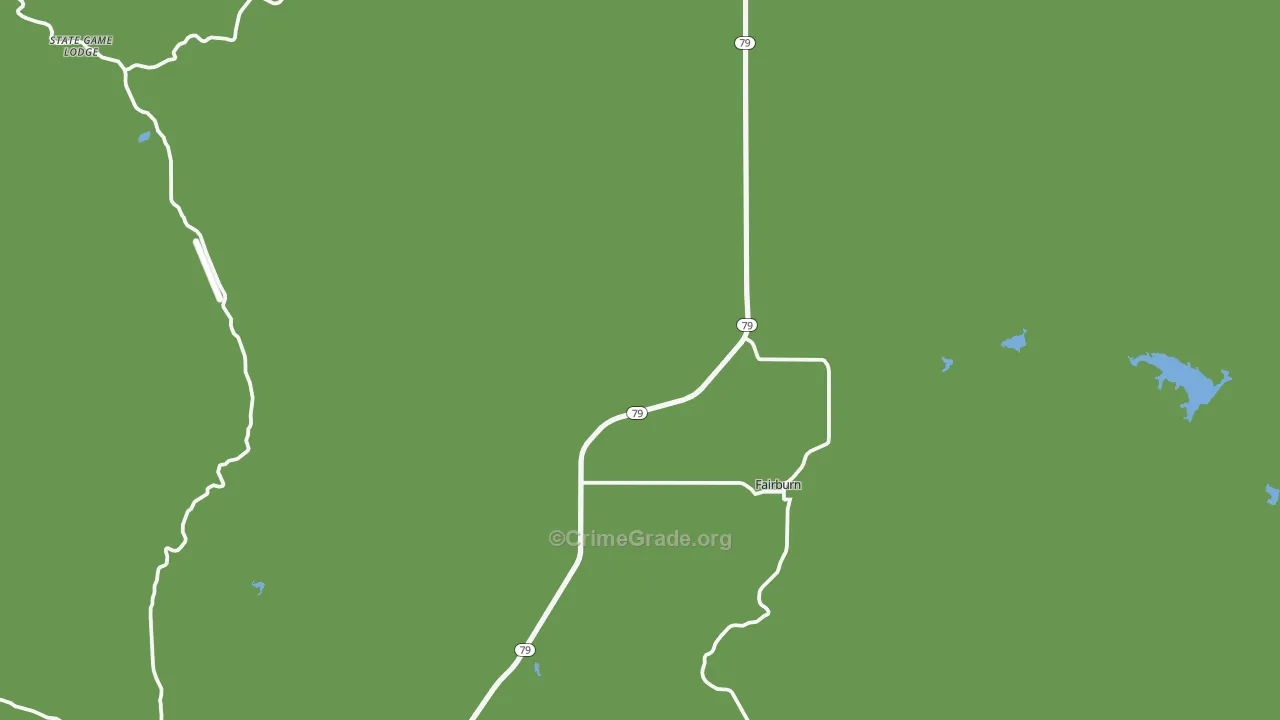 Fairburn, SD Map of Assault Rates