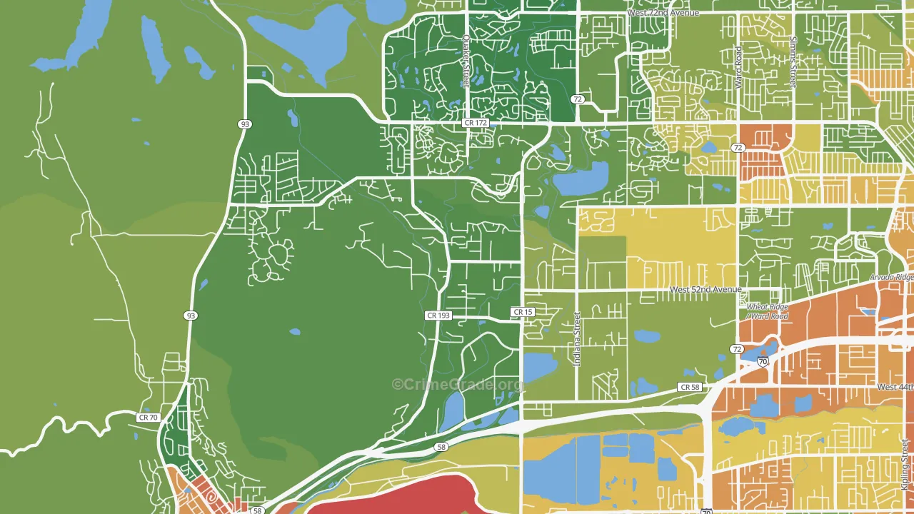 Fairmount, CO Map of Assault Rates