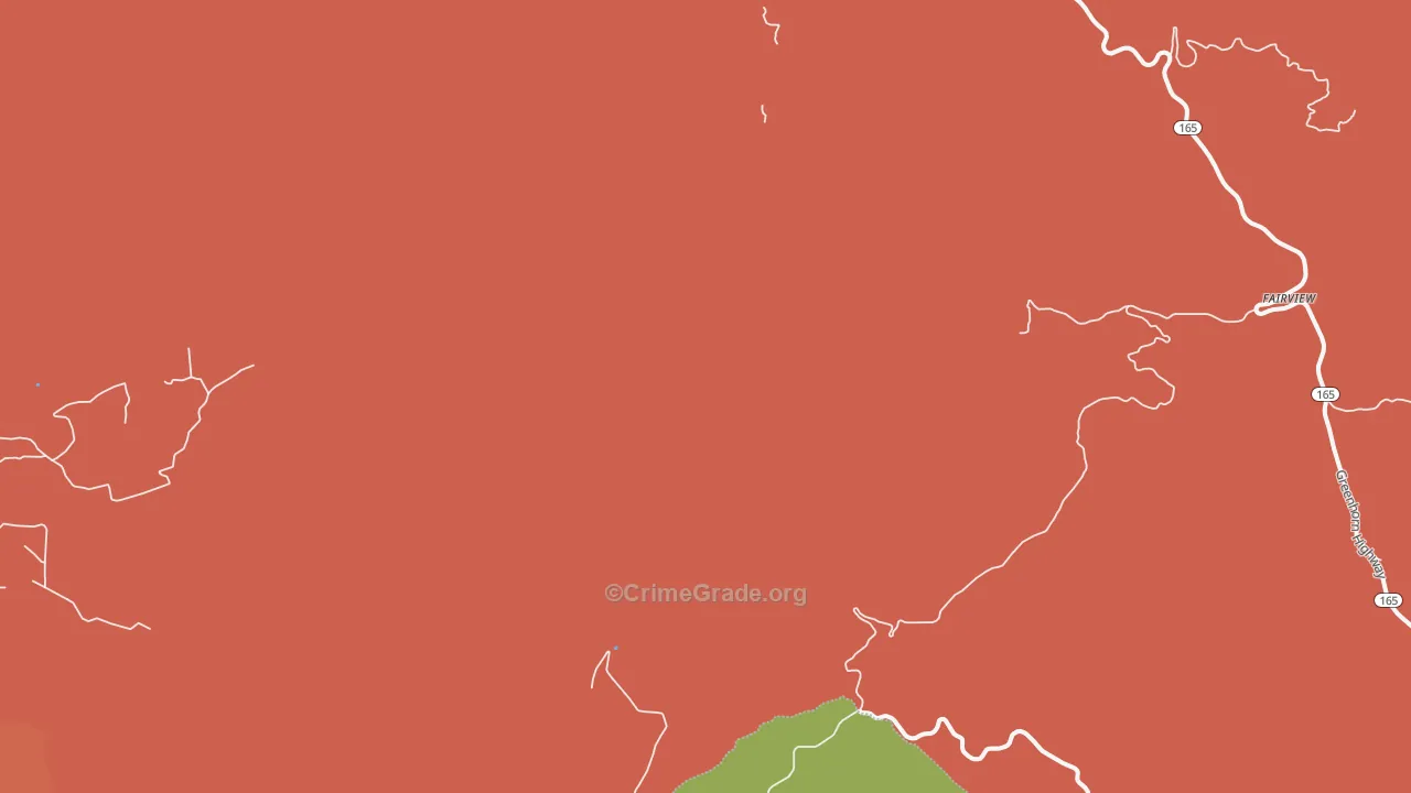 Fairview, CO Map of Assault Rates