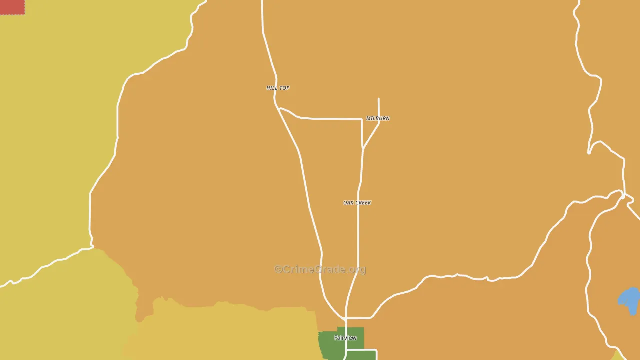 Fairview, UT Map of Assault Rates