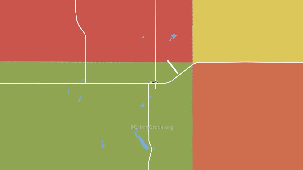Faith, SD Map of Assault Rates