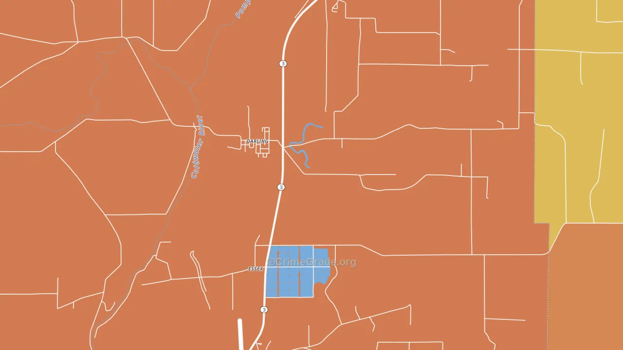 Falcon, MS Map of Assault Rates