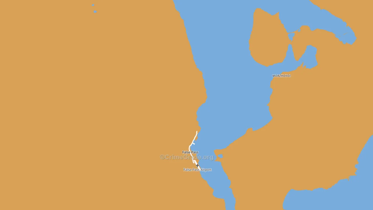 False Pass, AK Map of Assault Rates