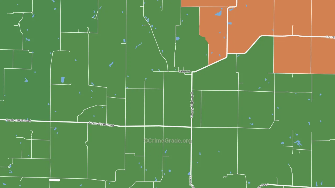 Fandon, IL Map of Assault Rates